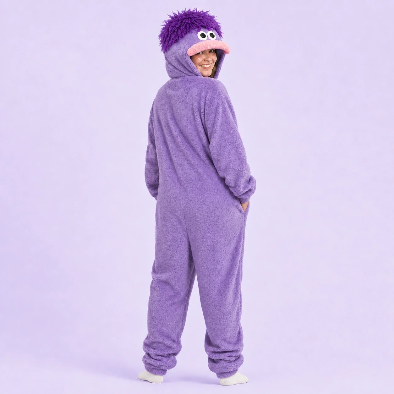 Smoochie Monster Onesie – Purple